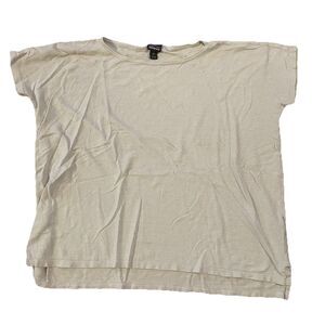 Patagonia Trail Harbor Tee Womens XS T-Shirt Birch White Hemp Organic Cotton